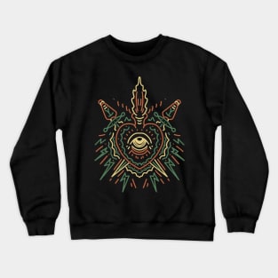 heart and dagger Crewneck Sweatshirt